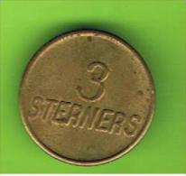 # 067  -  Spielmarke - Jeton - 3 STERNERS - Firma's