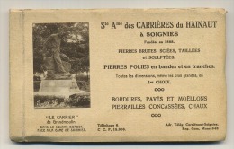 Soignies : ( Carnet : Carrières De Hainaut : 20 CPA )  Complet : Regarder Scans - Soignies