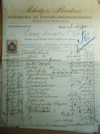 Hungary - ARAD  - Mihály és Bruckner Széchenyi Utca - Neuman Palota -   Invoice  From  1912  S5.10 - Austria