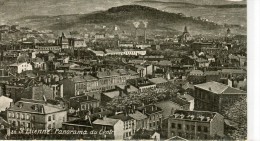 CPA 42  ST ETIENNE  PANORAMA DU CENTRE 1917 - Saint Etienne