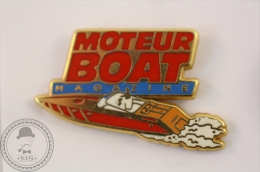 Moteur Boat Magazine  - AMC Pin Badge  - #PLS - Zeilen