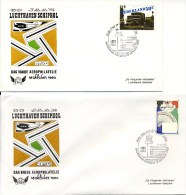 2 X Envelop 19e Dag Van De Aerofilatelie (1980) - Blanco - Storia Postale