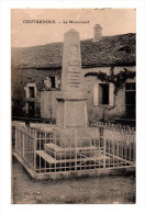 Coutarnoux Vue Sur Le Monument Aux Morts Guerre 1914 18 Edit Plessis Canton L'Isle Sur Serein - L'Isle Sur Serein