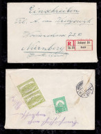 Ungarn Hungary 1931 Registered Cover BUDAPEST To NUERNBERG Germany - Lettres & Documents