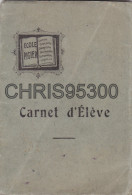 CARNET D'ELEVE - ECOLE PIGIER - PARIS 75 - Diplômes & Bulletins Scolaires