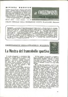 Rivista Il Collezionista - Bolaffi Editore Numero 3 Del 1952 - Italian (from 1941)