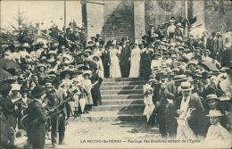 79 LA MOTHE SAINT HERAY / Mariage Des Rosières Sortant De L'Eglise / - La Mothe Saint Heray