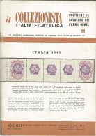 Rivista Il Collezionista - Bolaffi Editore Numero 11 Del 1962 - Italien (àpd. 1941)