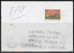 LUXEMBOURG Postal History Brief Envelope LU 011 Architecture - Cartas & Documentos