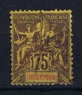 Indo-Chine : Yv  14 Used Some Paper On Back - Used Stamps