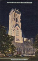 Scottish Rite Cathedral Tower At Night Indianapolis Indiana 1944 - Indianapolis