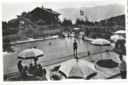 Chexbres - L'Hôtel Cécil Et Sa Piscine Privée            Ca. 1950 - Chexbres