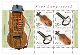 HUNGARY-2014. S/S - EUROPA - Folk Musical Instrument/ Jew's-harp/ Cither MNH!!! - Nuovi