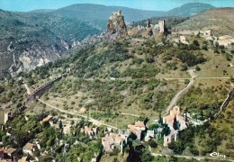 07 - ROCHEMAURE - Vue D'ensemble Aerienne Des Ruines Feodales - Rochemaure