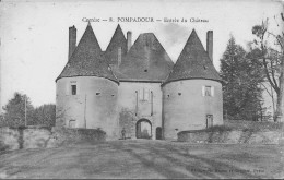 Pompadour Entrée Du Château Très Bon Etat - Arnac Pompadour