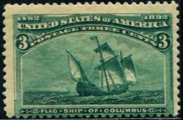 DK0217 United States 1893 Columbus Sailing 1v MNH - Ungebraucht