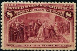 DK0218 United States 1893 Columbus Begged The Queen 1v MNH - Unused Stamps