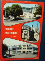 CONDAT EN FENIERS.Multivues.Cpsm,voyagé,be - Condat