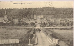 SERQUIGNY - Panorama - Attelage - Belle Carte - Serquigny