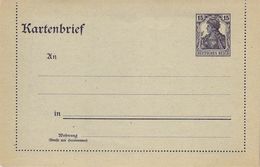 K17 Deutschland Deutsches Reich Kartenbrief - Briefe