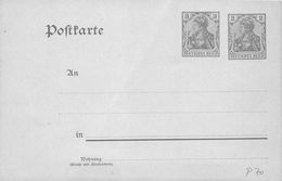 P70 Deutschland Deutsches Reich - Cartes Postales