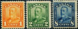 DK0253 Canada 1928 George V 3v MLH - Unused Stamps