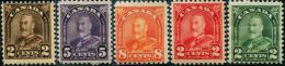 DK0255 Canada 1930 George V 5v MLH - Unused Stamps