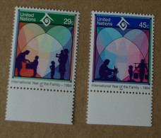 Y1 Nations Unies (New York)  : Année Internationale De La Famille - Unused Stamps