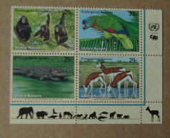 Y1 Nations Unies (New York)  : Protection De La Nature - Espèces Animales Menacées D'extinction (II) - Unused Stamps