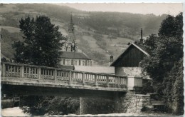 CPSM 38 ALLEVARD LES BAINS LE PONT DE LA LIBERATION 1956 - Allevard