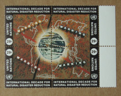 Y1 Nations Unies (New York)  : Décennie Internationale De La Prévention Des Catastrophes Naturelles - Unused Stamps