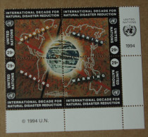 Y1 Nations Unies (New York)  : Décennie Internationale De La Prévention Des Catastrophes Naturelles - Unused Stamps