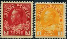 DK0280 Canada 1911 King Edward 2v MLH - Ongebruikt