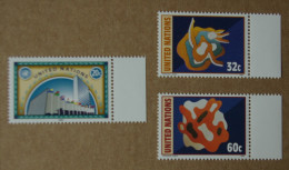 Y1 Nations Unies (New York)  : Série Courante - Bâtiments Et Drapeaux / Oeuvres De Fernand Léger - Unused Stamps