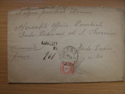 Hungary Cover Slovakia Gbelce- Köbölkút  - Bátorkesz   Recommand Franco - Ajánlott 5 , 10 Kr Stamp  1875 S13.24 - Briefe U. Dokumente