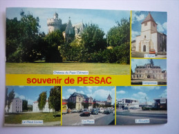 Pessac ( 33 ) Chateau Du Pape Clement-l'eglise-camponnac-l'alouette-la Place-le Haut Livrac  ( 2 Scann ) - Pessac