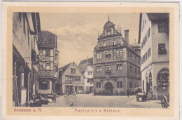 Germany - Gemunden Am Main - Marktplatz Und Rathaus - Gemuenden