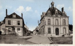 77 - LORREZ-LE-BOCAGE - L'Hôtel De Ville-La Poste - Lorrez Le Bocage Preaux