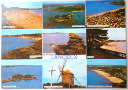 Cp Lancieux Multi Vues Souvenir  Bonjour  Plages Ile De Islet - Lancieux