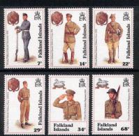 (153) Falkland Isl.  Uniforms  **  / Mnh  Michel 569-574 - Südgeorgien