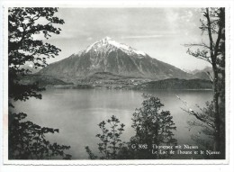 Thunersee Mit Niesen Le Lac De Thoune Et Le Niesen - Thun