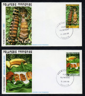 Polynésie Française N°295 Et 296   Plats Polynésiens - FDC