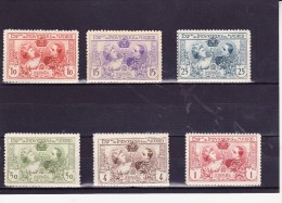 ESPAGNE -EXPO MADRID  1907 - N° 236 A 241 NEUF X  COTE : 55 € - Unused Stamps