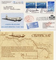 KLM Herdenkingsvlucht DC-2 "Uiver" Londen-Melbourne (18 December 1983) - Lettres & Documents