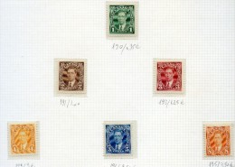 Canada  *  Série 190 à 195 -  George VI   - - Unused Stamps