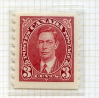 Canada  ** N° 192a - Dent Verticalement  ( + Value) -  George VI   - - Ongebruikt