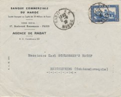 I3605 - Morocco (1936) Rabat - Brieven En Documenten