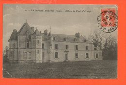 85 La Mothe ACHARD : Château Du Plessis D'Arlange (pli Coin Inférieur Gauche) - La Mothe Achard