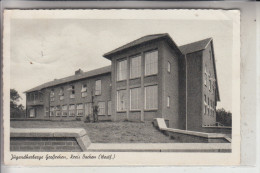 4421 REKEN - GROSSREKEN, DJH Jugendherberge, 195..., Rücks. Kl. Klebereste - Borken