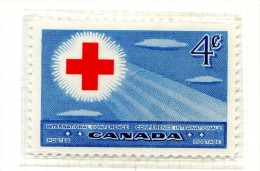 Canada  * N° 252 -  La Croix - Rouge   - - Neufs